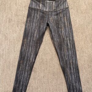 NWOT Knockout by Victoria's Secret Gray and Gold Leggings